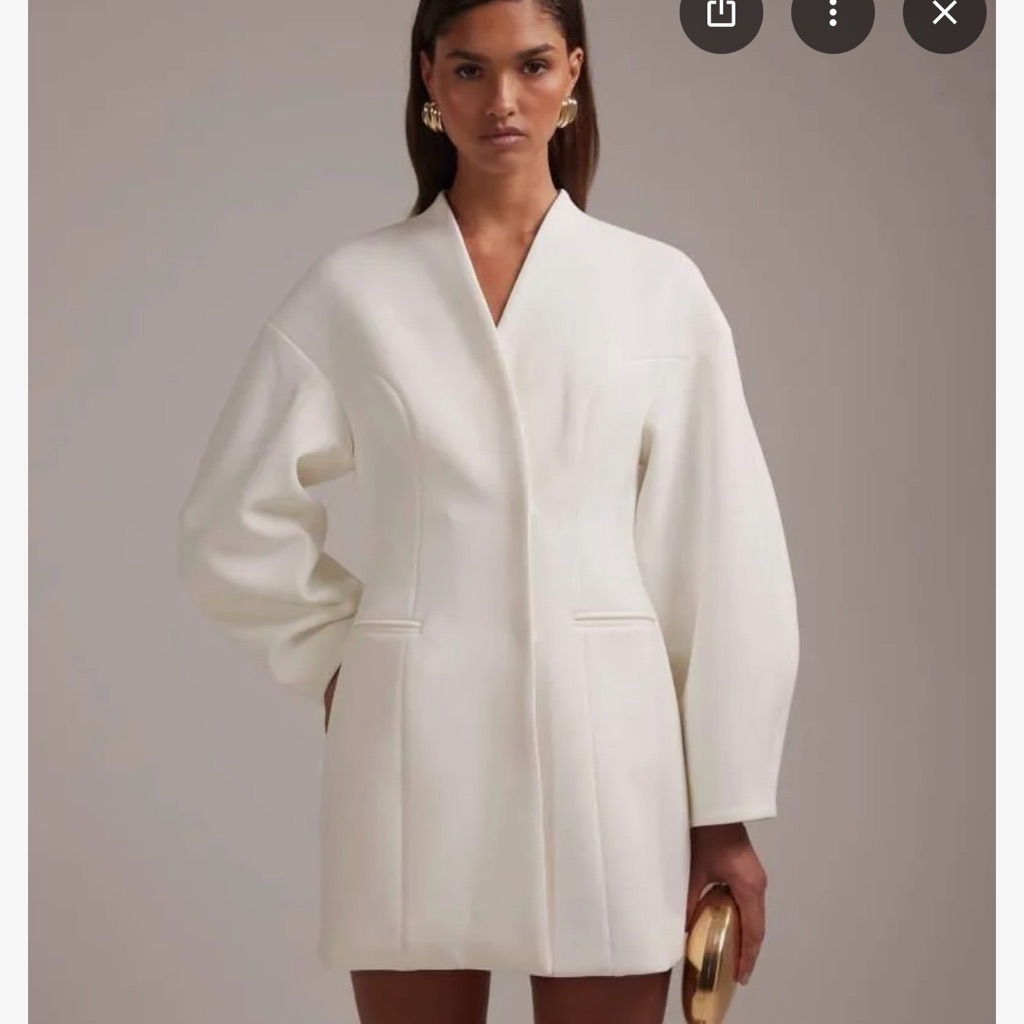 Asos Design Structured Blazer Mini Dress